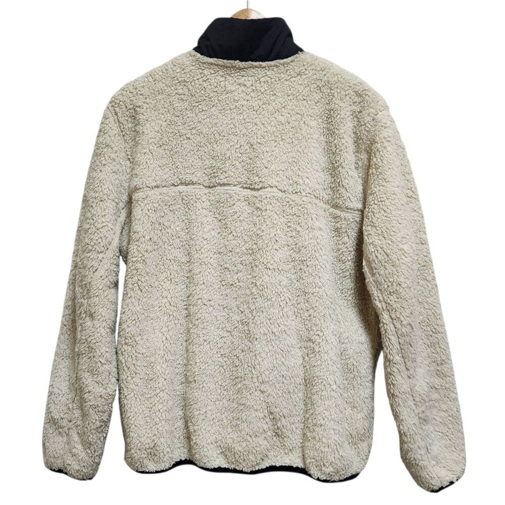 Zyia Womens Sherpa Teddy Jacket Cream 1/4 Zip Pocket Size Small Active Outdoor - Picture 2 of 12